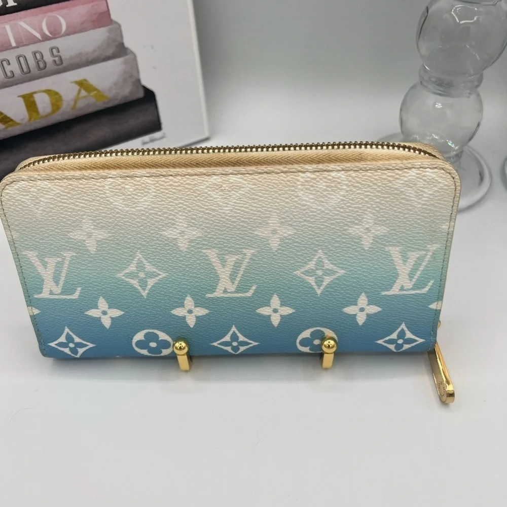 Louis Vuitton LV Rare “By the Pool” Large Zippy Wallet - with COA